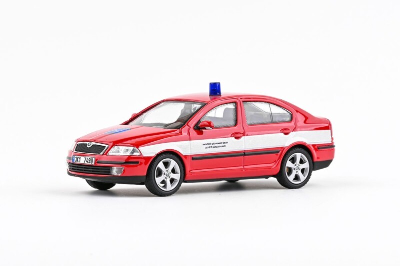 Abrex Škoda Octavia II 1:43 HZS Letiště Karlovy Vary
